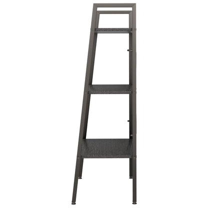 Opbergmeubel Met 3 Lagen 56 x 35 x 108 cm Zwart