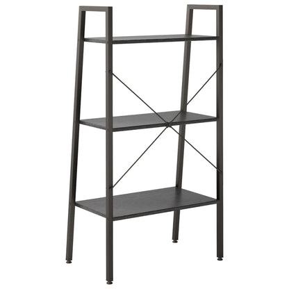 Opbergmeubel Met 3 Lagen 56 x 35 x 108 cm Zwart