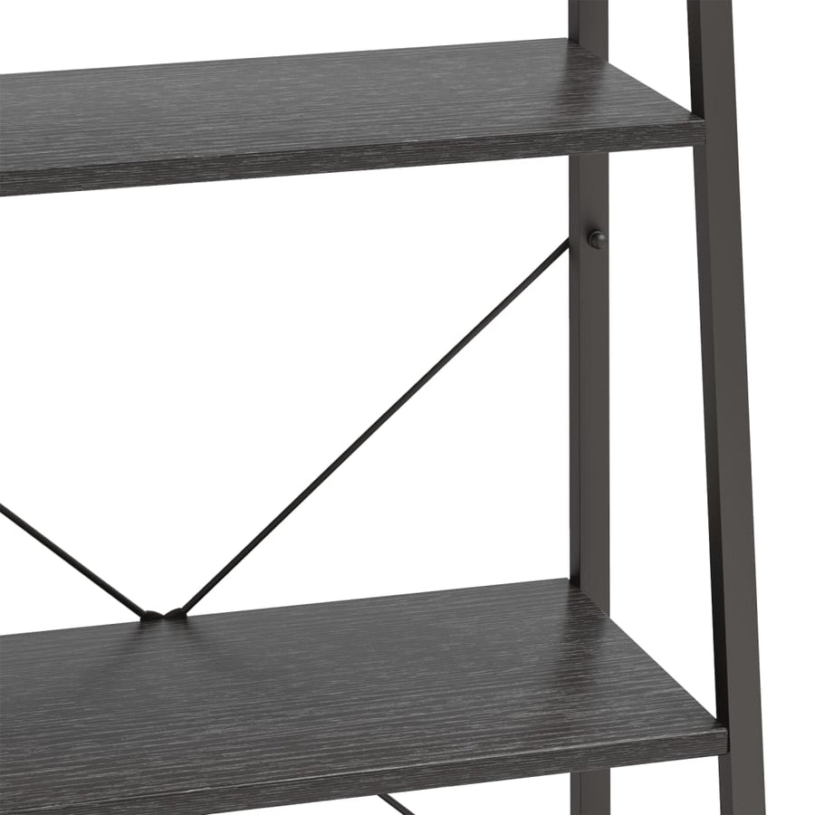 Opbergmeubel Met 3 Lagen 56 x 35 x 108 cm Zwart
