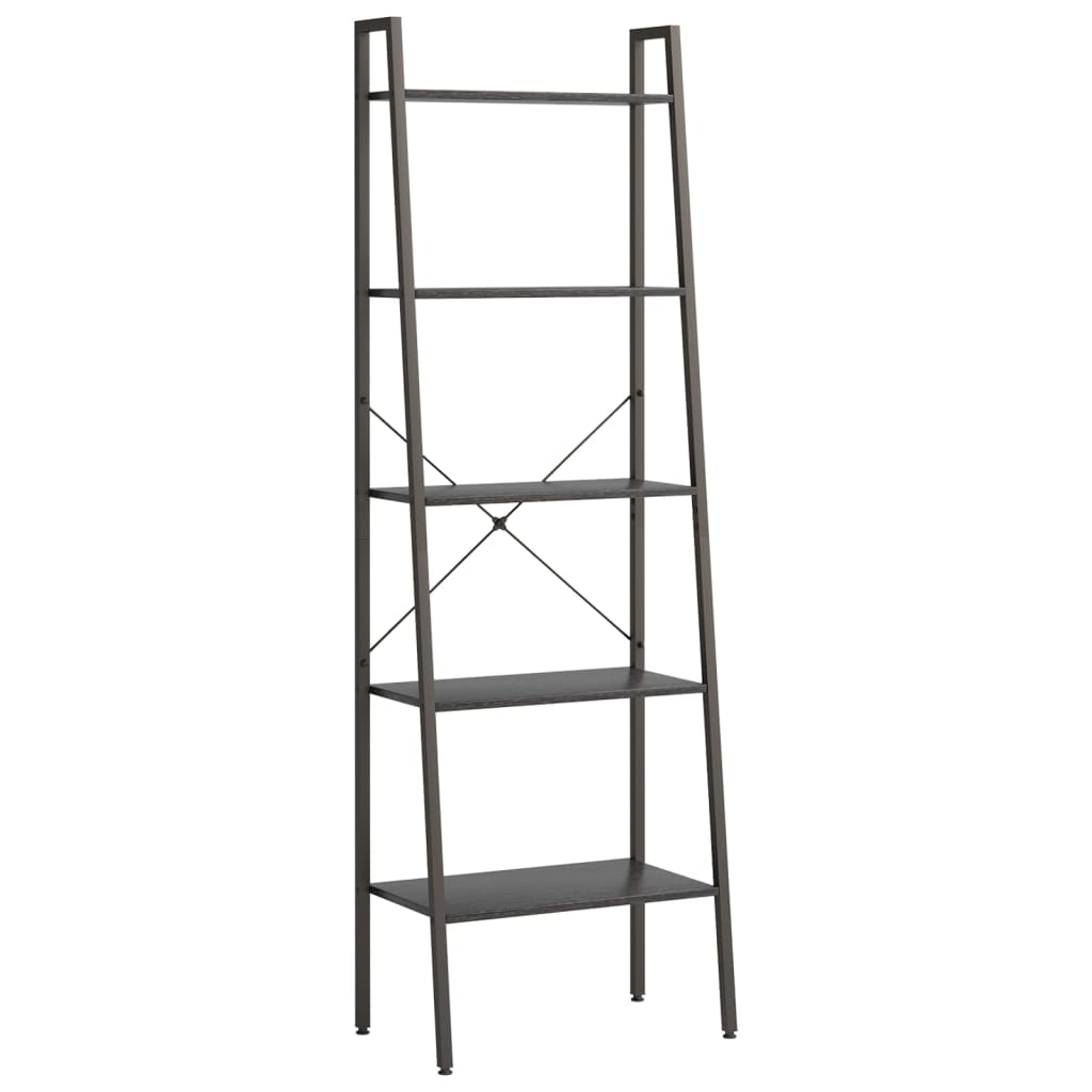 Opbergmeubel Met 5 Lagen 56X35X174 Cm Zwart