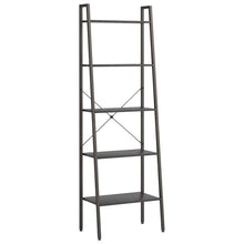 Opbergmeubel Met 5 Lagen 56X35X174 Cm Zwart