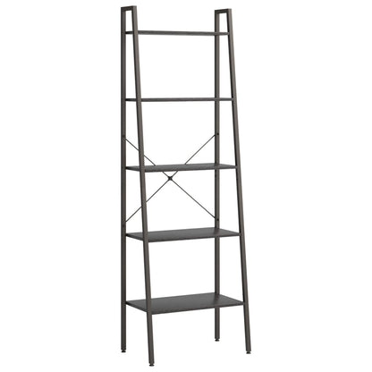 Opbergmeubel Met 5 Lagen 56X35X174 Cm Zwart