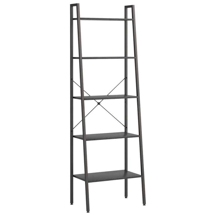 Opbergmeubel Met 5 Lagen 56X35X174 Cm Zwart
