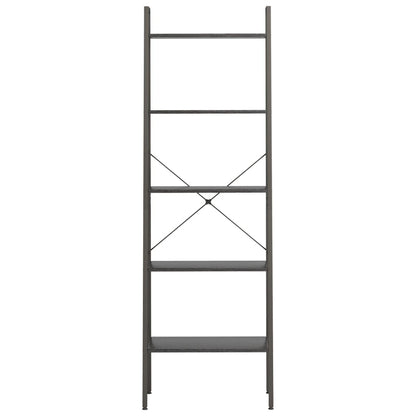Opbergmeubel Met 5 Lagen 56X35X174 Cm Zwart