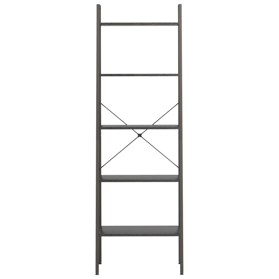 Opbergmeubel Met 5 Lagen 56X35X174 Cm Zwart
