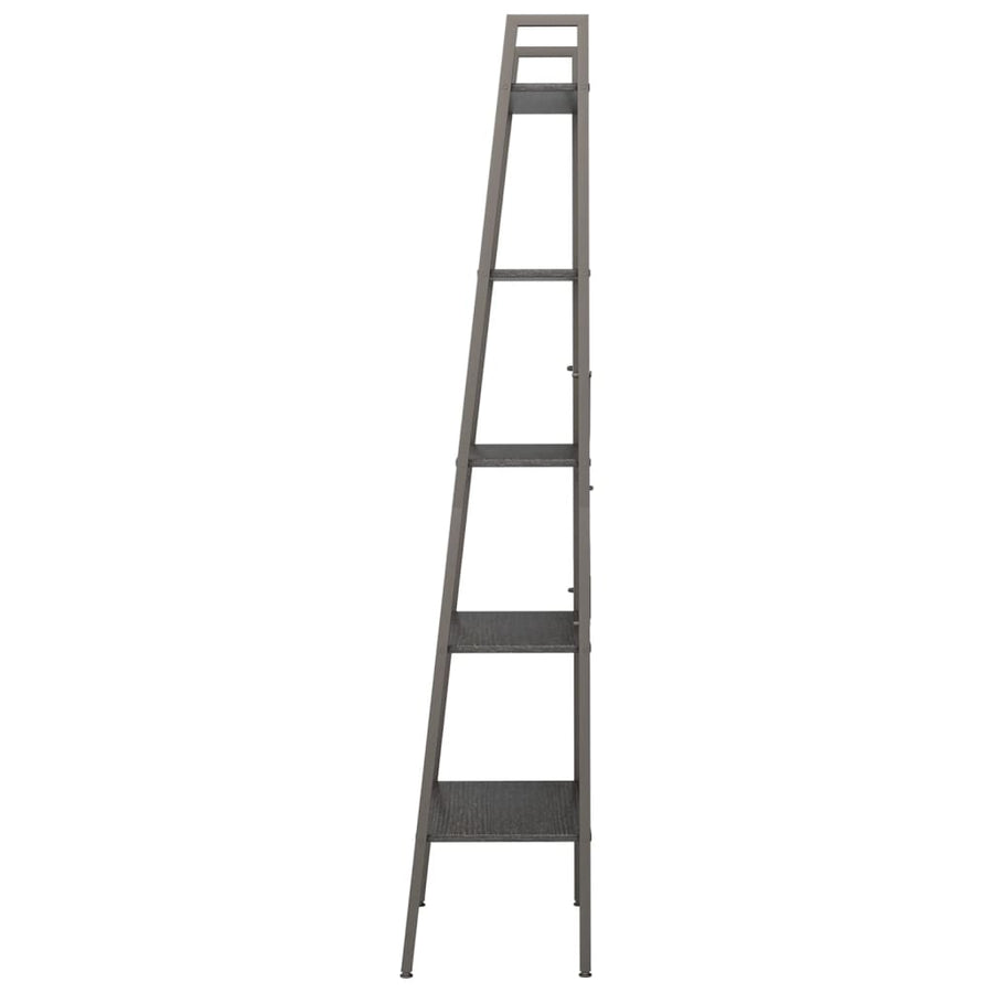 Opbergmeubel Met 5 Lagen 56X35X174 Cm Zwart