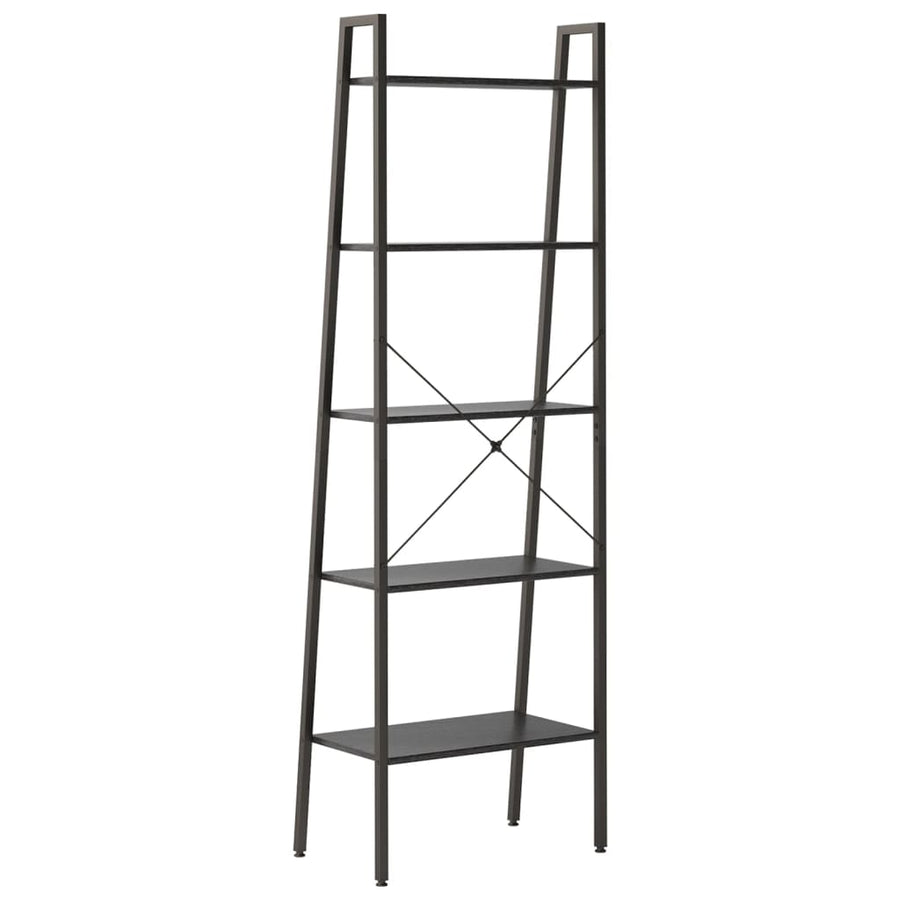 Opbergmeubel Met 5 Lagen 56X35X174 Cm Zwart