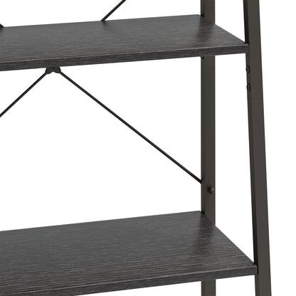 Opbergmeubel Met 5 Lagen 56X35X174 Cm Zwart