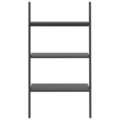 Ladderrek Met 3 Schappen 64 x 34 x 116 cm Zwart