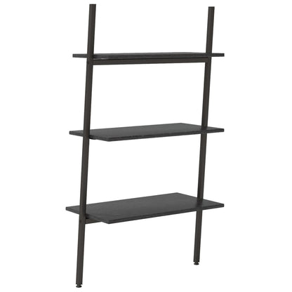 Ladderrek Met 3 Schappen 64 x 34 x 116 cm Zwart