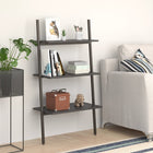 3-shelf ladder rack 64x34x116 cm black