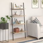 Ladderrek 64x34x150,5 cm lichtbruin zwart