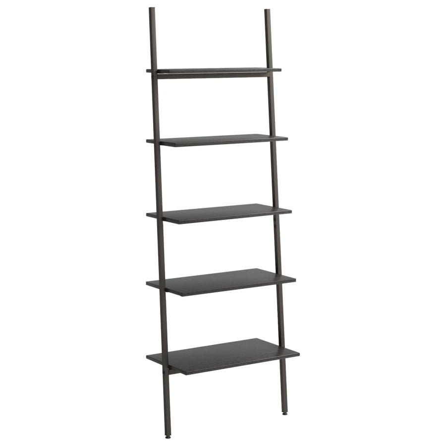 Ladderrek Met 5 Schappen 64X34X185,5 Cm Zwart