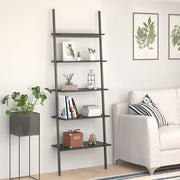 Ladderrek 64x34x185,5 cm zwart