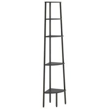 Hoekkastje Met 5 Schappen 45,5X31,5X180 Cm Zwart