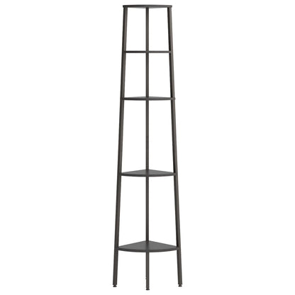 Hoekkastje Met 5 Schappen 45,5X31,5X180 Cm Zwart
