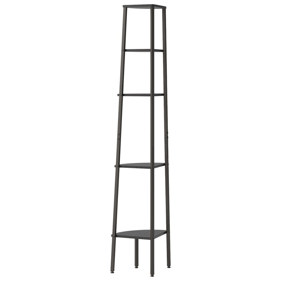 Hoekkastje Met 5 Schappen 45,5X31,5X180 Cm Zwart