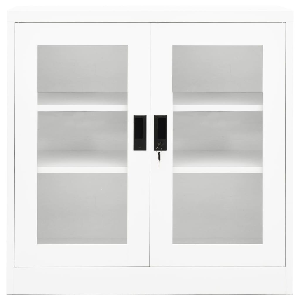 Kantoorkast Staal Wit 90 x 40 x 90 cm