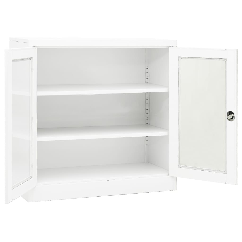 Kantoorkast Staal Wit 90 x 40 x 90 cm