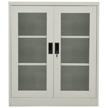 Kantoorkast Staal Lichtgrijs 90 x 40 x 105 cm Zonder plantenbak