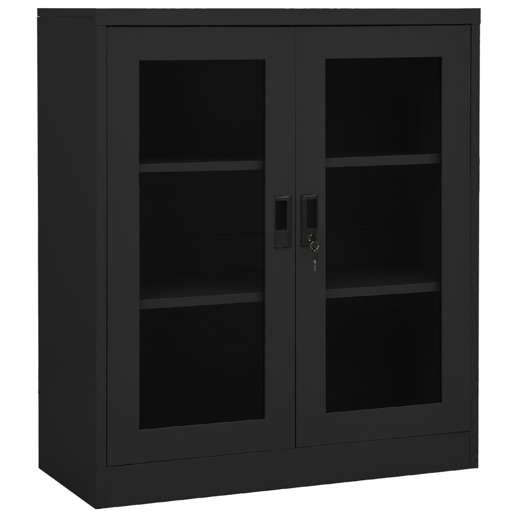 Kantoorkast Staal Kleurig Antraciet 90 x 40 x 105 cm