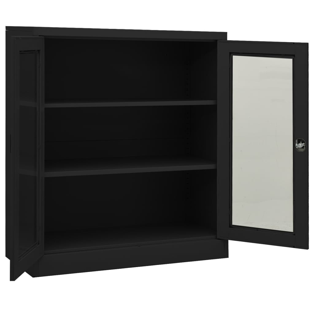 Kantoorkast Staal Kleurig Antraciet 90 x 40 x 105 cm