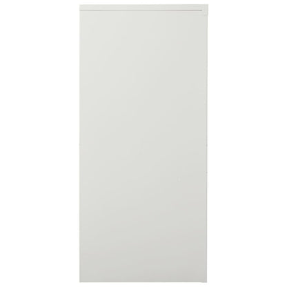 Roldeurkast 90X40X90 Cm Staal Lichtgrijs Zonder plantenbak