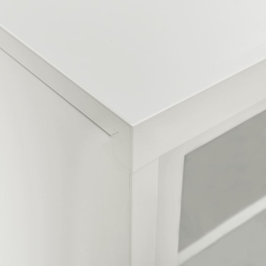 Roldeurkast 90X40X90 Cm Staal Lichtgrijs Zonder plantenbak