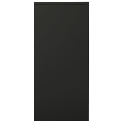 Roldeurkast 90X40X90 Cm Staal Kleurig Antraciet Zonder plantenbak