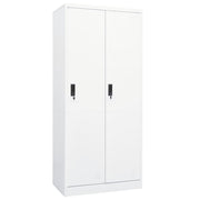 Kledingkast 80x50x180 cm staal wit wandmontage