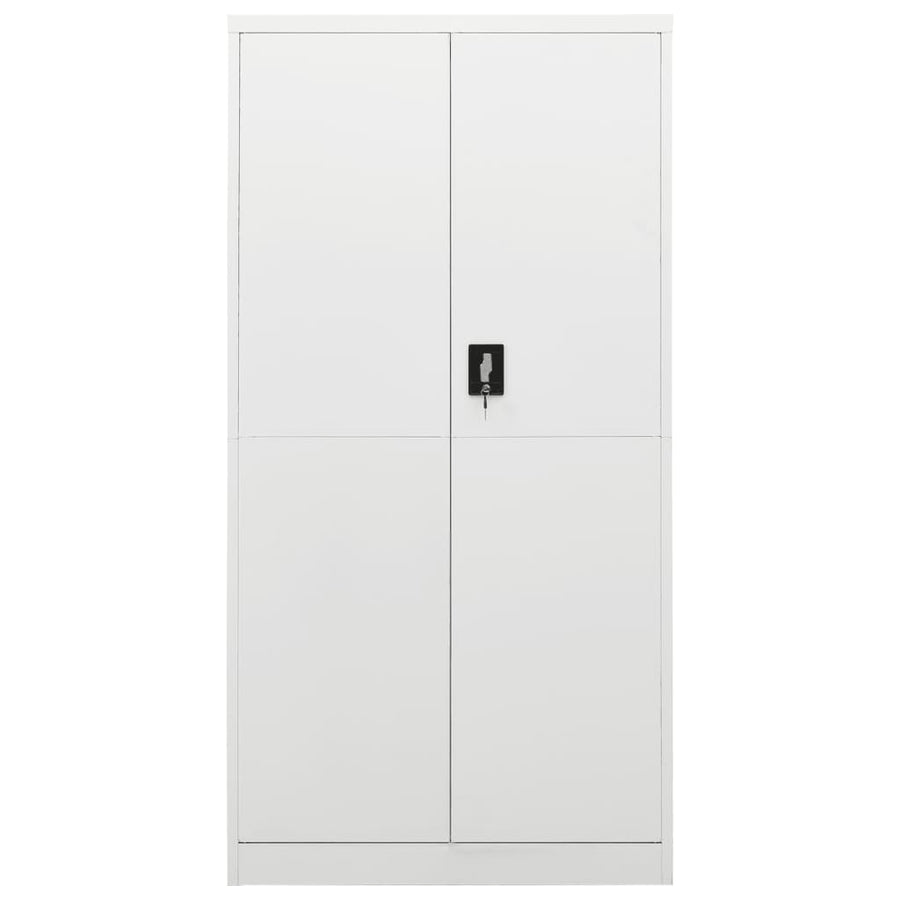 Lockerkast 90x40x180 cm staal wit Wit
