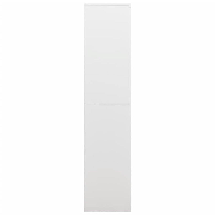 Lockerkast 90x40x180 cm staal wit Wit