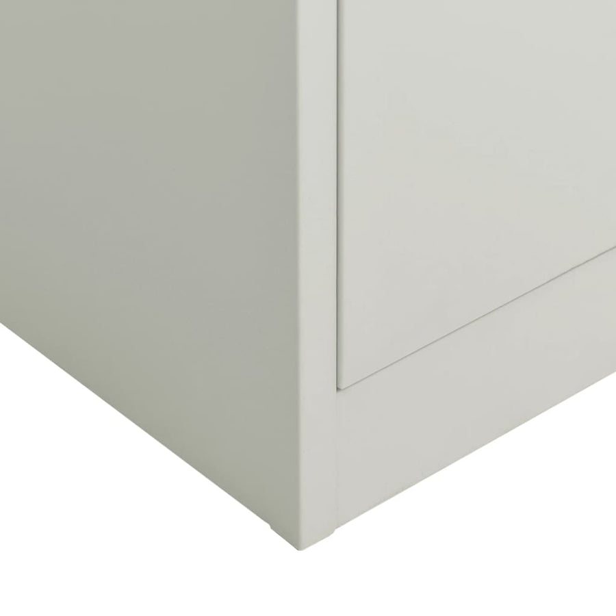 Lockerkast 90X40X180 Cm Staal Lichtgrijs