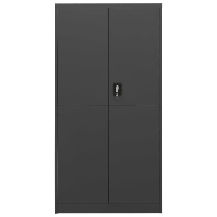 Lockerkast 90x40x180 cm staal antracietkleurig Antraciet