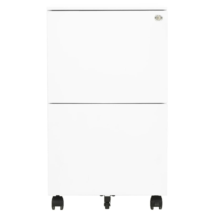 Ladeblok Verrijdbaar 39X45X67 Cm Staal Wit