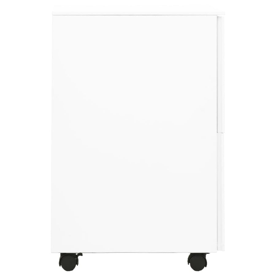 Ladeblok Verrijdbaar 39X45X67 Cm Staal Wit