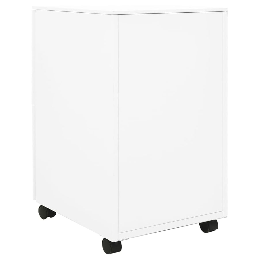 Ladeblok Verrijdbaar 39X45X67 Cm Staal Wit