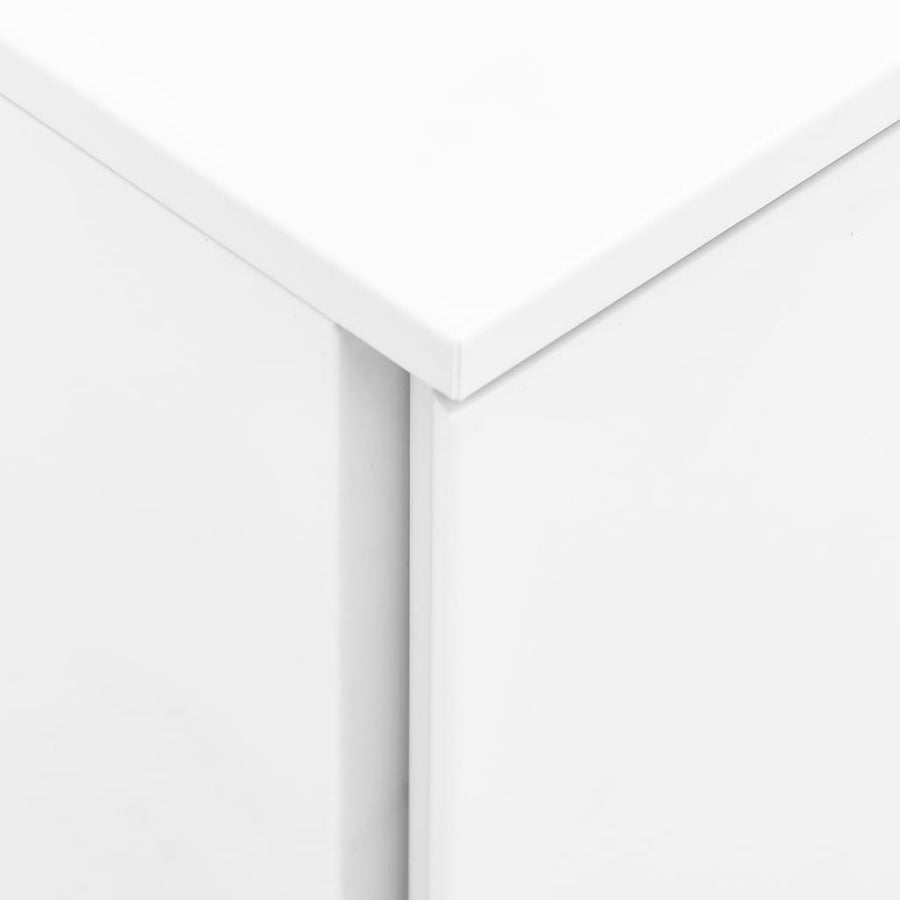 Ladeblok Verrijdbaar 39X45X67 Cm Staal Wit