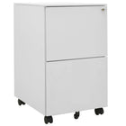 Mobile pedestal 39x45x67 cm steel light grey
