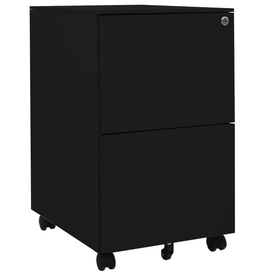 Ladeblok Verrijdbaar 39X45X67 Cm Staal Zwart
