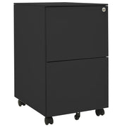 Ladeblok verrijdbaar 39x45x67 cm staal antraciet