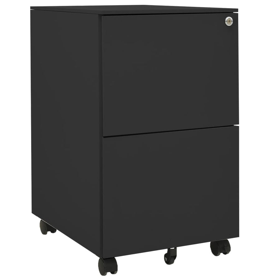 Ladeblok Verrijdbaar 39X45X67 Cm Staal Kleurig Antraciet