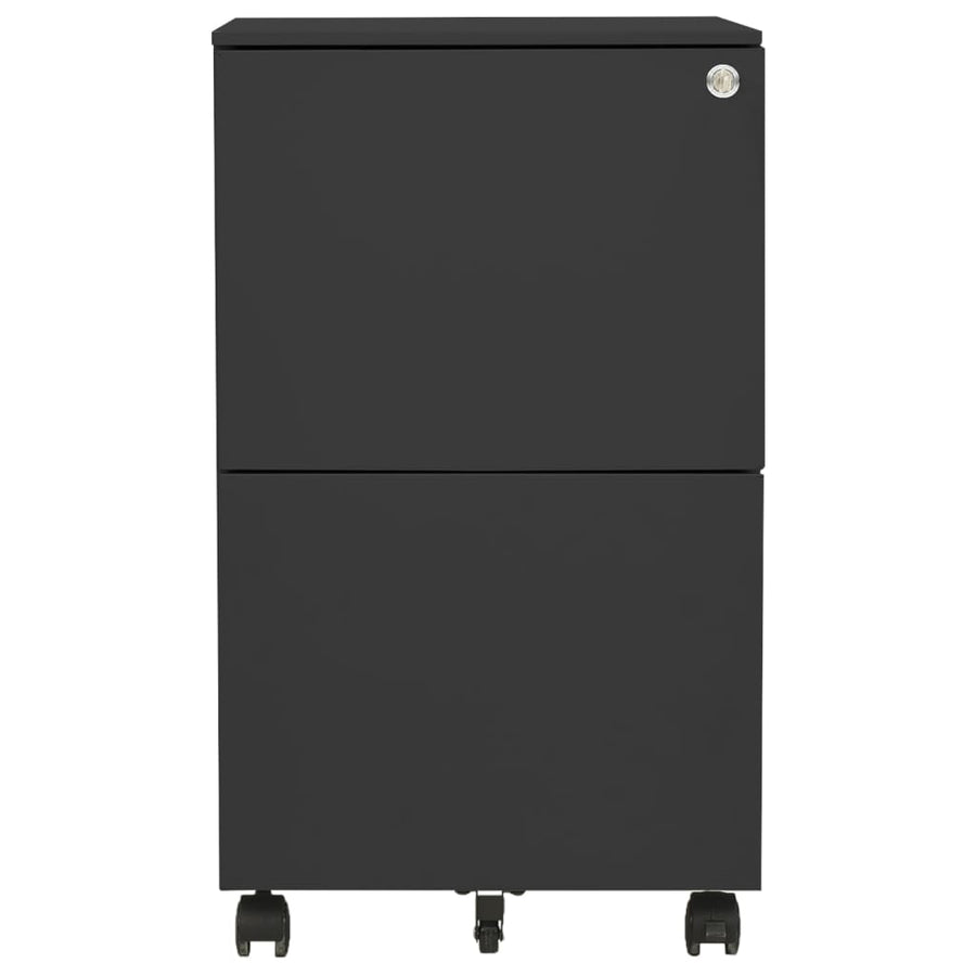 Ladeblok Verrijdbaar 39X45X67 Cm Staal Kleurig Antraciet