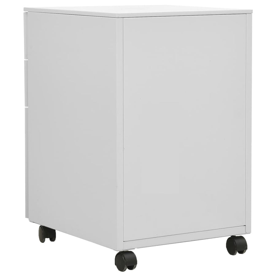Ladeblok Verrijdbaar 39X45X60 Cm Staal Lichtgrijs