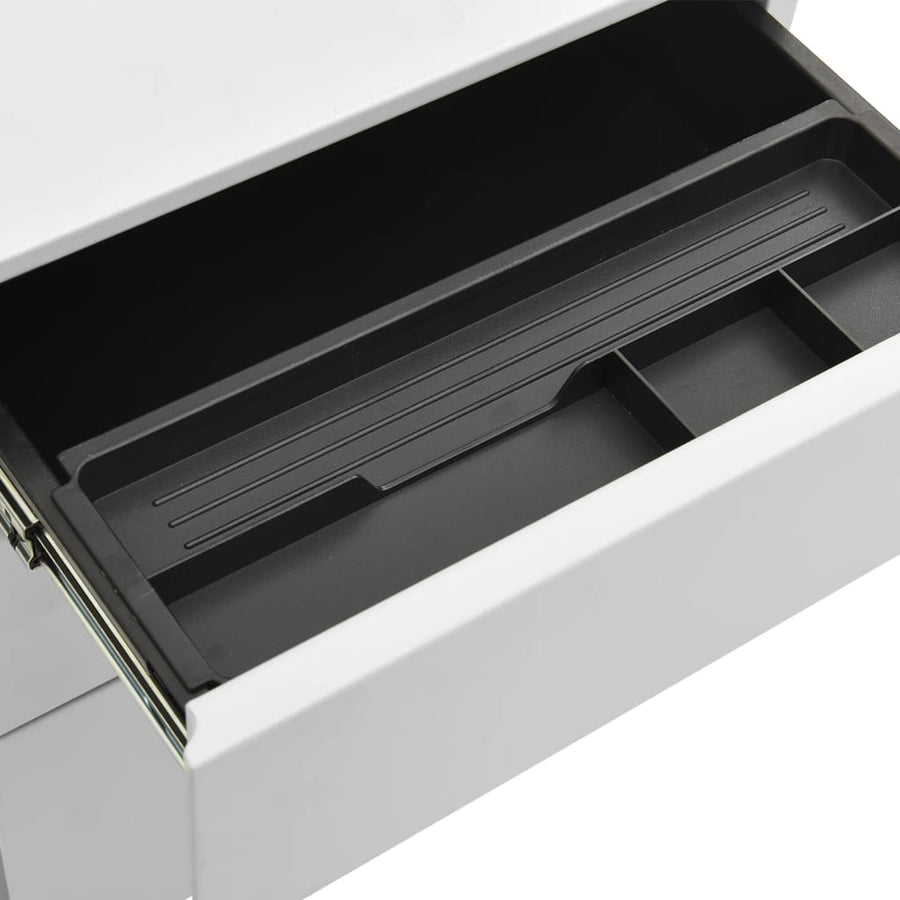 Ladeblok Verrijdbaar 39X45X60 Cm Staal Lichtgrijs