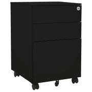 Mobile pedestal 39x45x60 cm steel black