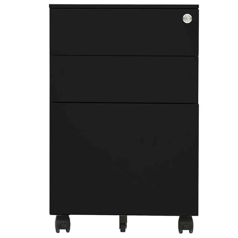 Ladeblok Verrijdbaar 39X45X60 Cm Staal Zwart