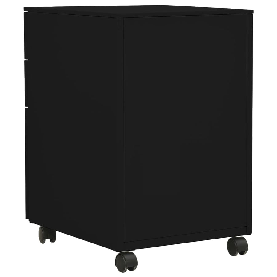 Ladeblok Verrijdbaar 39X45X60 Cm Staal Zwart
