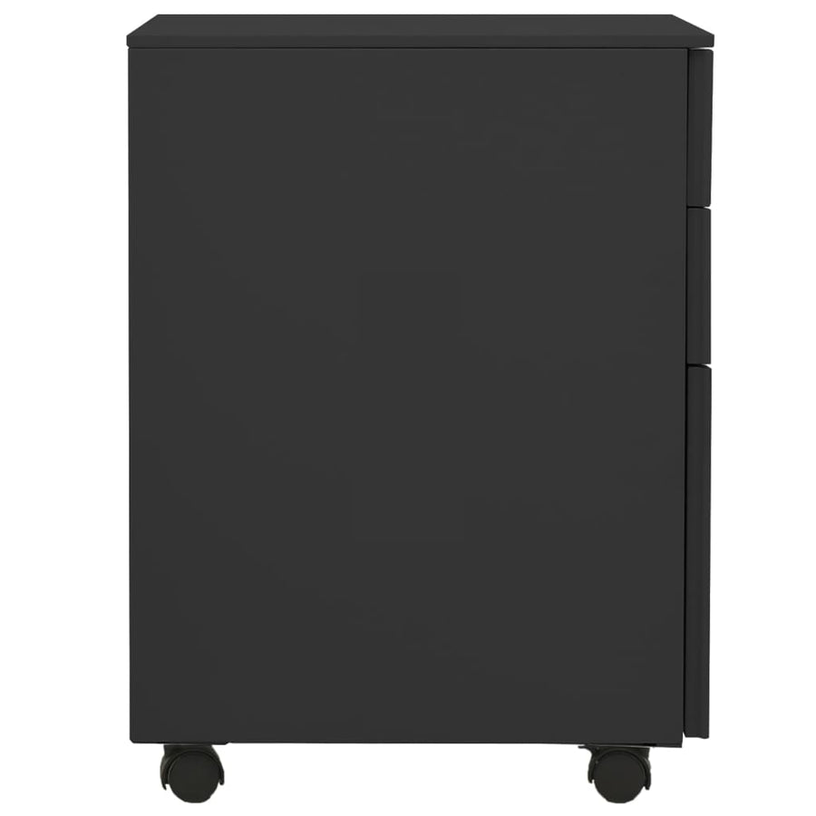 Ladeblok Verrijdbaar 39X45X60 Cm Staal Kleurig Antraciet