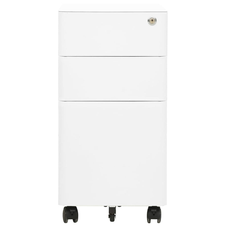 Ladeblok Verrijdbaar 39X45X59 Cm Staal Wit